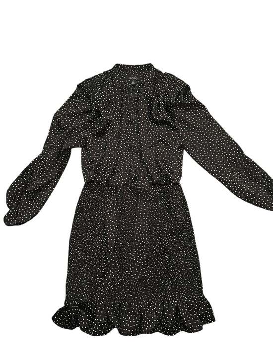 BCBG Dresses & Skirts - BCBG Polka Dot Long Sleeve Ruffle Hem Dress